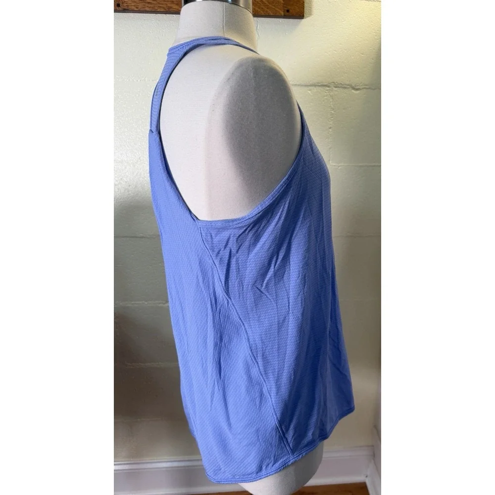 Lululemon Essential Tank Pleated Back Racerback Blue Women's Size M‎ (No Tag)